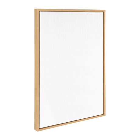 Kate and Laurel Sylvie Blank Framed Canvas Wall Art, 23x33 Natural, Modern Empty Canvas for Paint-Your-Own Art, Premium Canvas Already Framed Kate and Laurel