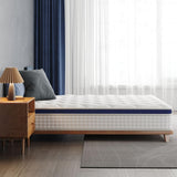 Crystli Full Size Mattress Bed in A Box, 10 Inch Hybrid Mattress with Zero Pressure Foam, Innerspring Mattress for Pressure Relief, Motion Isolation, Medium Firm, CertiPUR-US Certified Crystli