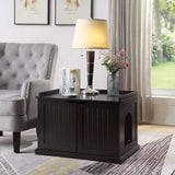 unipaws Cat Litter Box Enclosure Furniture, Cat Washroom, Hidden Litter Box Cover, Cabinet for Large Cat, Dog Proof Cat Litter Boxes, Hideaway Litter Box, Cat House, Espresso unipaws