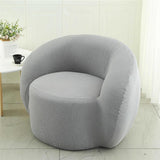STARINGIRL Stretch Swivel Barrel Chair Sofa Cover Slipcovers Mid Century Modern Accent Chair Modern Curved Cover for Home Hotel Office Cafe Furniture Protector STARINGIRL
