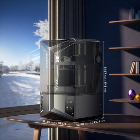 ELEGOO Saturn 4 Ultra 16K Resin 3D Printer with 10" 16K Mono LCD and Flip-up Lid, Smart Tank Heating at 30?, 150mm/h High Speed Printing, Large Printing Size of 8.33x4.66x8.66 Inches ELEGOO