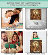 Lophomie Diamond Art Kits for Adults, 5D DIY Tree of Life Diamond Painting Kits for Adults Beginners, Diamond Dots Kits Gem Arts Crafts for Home Wall Decor 14x14 Inch Lophomie