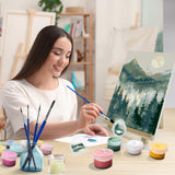 JOOZ Mountain Paint by Number for Adults, Paint by Numbers Kit for Adults with Frame, DIY Mountain Landscape Paint by Number Kits Framed Canvas, Oil Painting Kit for Home Wall Decor 8 x 12 Inch JOOZ