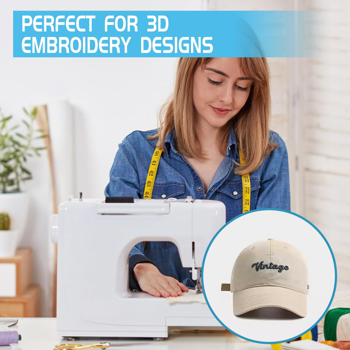 30 Pcs 3mm Thick Embroidery Foam 6 x 9 Inch EVA Foam Sheets High Density 3D Embroidery Craft Foam for 3D Embroidery Arts Crafts DIY Projects Hand Sewing Quilting Hats Cosplay Costumes CIEOVO