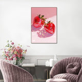 RYMILIE Strawberry Diamond Art Painting Kits for Adults, Full Drill Diamond Dots Paintings for Beginners, Round 5D Paint with Diamonds Pictures Gem Art Painting Kits DIY Crafts Kits 【11.8x15.7inch】 RYMILIE