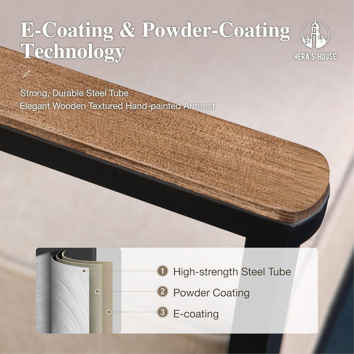 HERA'S HOUSE 9 Pieces Outdoor Dining Set, Patio Table and Chairs for 8, 8 x Cushioned Rattan Patio Chairs and 1 x 83 Large Rectangle Dining Table, Outdoor Dining Table Set for Lawn Garden HERA'S HOUSE