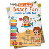 Beach fun: Pick and Paint Coloring Activity Book WoodArtSupply