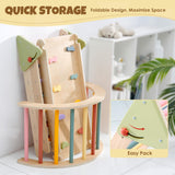 Pikler Triangle Set 7in1 Montessori Climbing Set, Foldable Climbing Toys for Toddlers 1-3 Inside, Wooden Pikler Triangle Climbing Set with Arch&Ramp&Ladder, Pickler-3 Piece Baby Climbing Gym Indoor Takeeyce