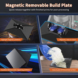 MALYAN S100 Mini Resin 3D Printer with 5.5" 2K LCD Curing Screen, High Precision, Auto Leveling, Printing Size 115 x 65 x 110 mm, Beginner Friendly MALYAN