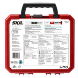 SKIL Rechargeable 4V Cordless Pistol Grip Screwdriver with 42pcs Bit Set, USB Charger and Carrying Case - SD5618-03 Skil