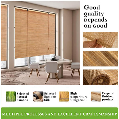 Natural Bamboo Blinds – Elegant Window Shades for Indoor and Outdoor Use