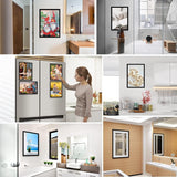 Diamond Art Frame 12x16 Inch - Diamond Painting Frames 30x40 cm Painting Suitable for 10x14in(25*35cm) Picture, Magnetic Diamond Frame, Suitabble Frames Painting for Wall Window Door - 6 Pack (Black) Majreey