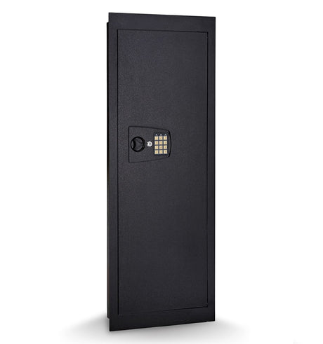 SnapSafe in Wall Long Gun Safe - Secure Heavy Duty Flush Security Safe with Digital Keypad - Use as a Gun Cabinet, Rifle Safe, or Home Safe for Valuables - Installs in Minutes, 44 x 16.25 x 4 Inches SnapSafe