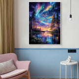 Gamteldot Starry Sky Diamond Art Kits for Adults-5D Diamond Painting Kits with Complete DIY Tools,Full Drill Diamond Dots Gem Art Crafts for Adults,Perfect Home Wall Decor and Gift-12x16in Gamteldot