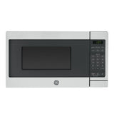 GE GCST07N1WSS Microwave Oven, 700-watt 6 Auto Cooking Settings, Kitchen Essentials for The Countertop, Dorm Room or Apartment, Child-Lock Technology 0.7 Cu. Ft, Stainless Steel GE