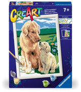 Ravensburger Motherly Love Paint by Numbers Kit for Kids - 20048 - Painting Arts and Crafts for Ages 7 and Up Ravensburger