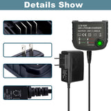 KUNLUN LCS1620 20V Lithium Battery Charger - Compatible for Black & Decker 16V 20V Lithium Battery LBXR20 LBXR20B LBXR20-OPE LB20 LBX20 LBX4020 LB2X4020 LBXR2020-OPE BL1514 LBXR16 LST220 KUNLUN
