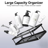 YASONIC Shower Caddy, 6 Pack Large Capacity Shower Organizer with Soap Holder and 12 Hooks, Rustproof Shower Shelves for Inside Shower, No Drilling&Sleek Bathroom Organizers and Storage YASONIC
