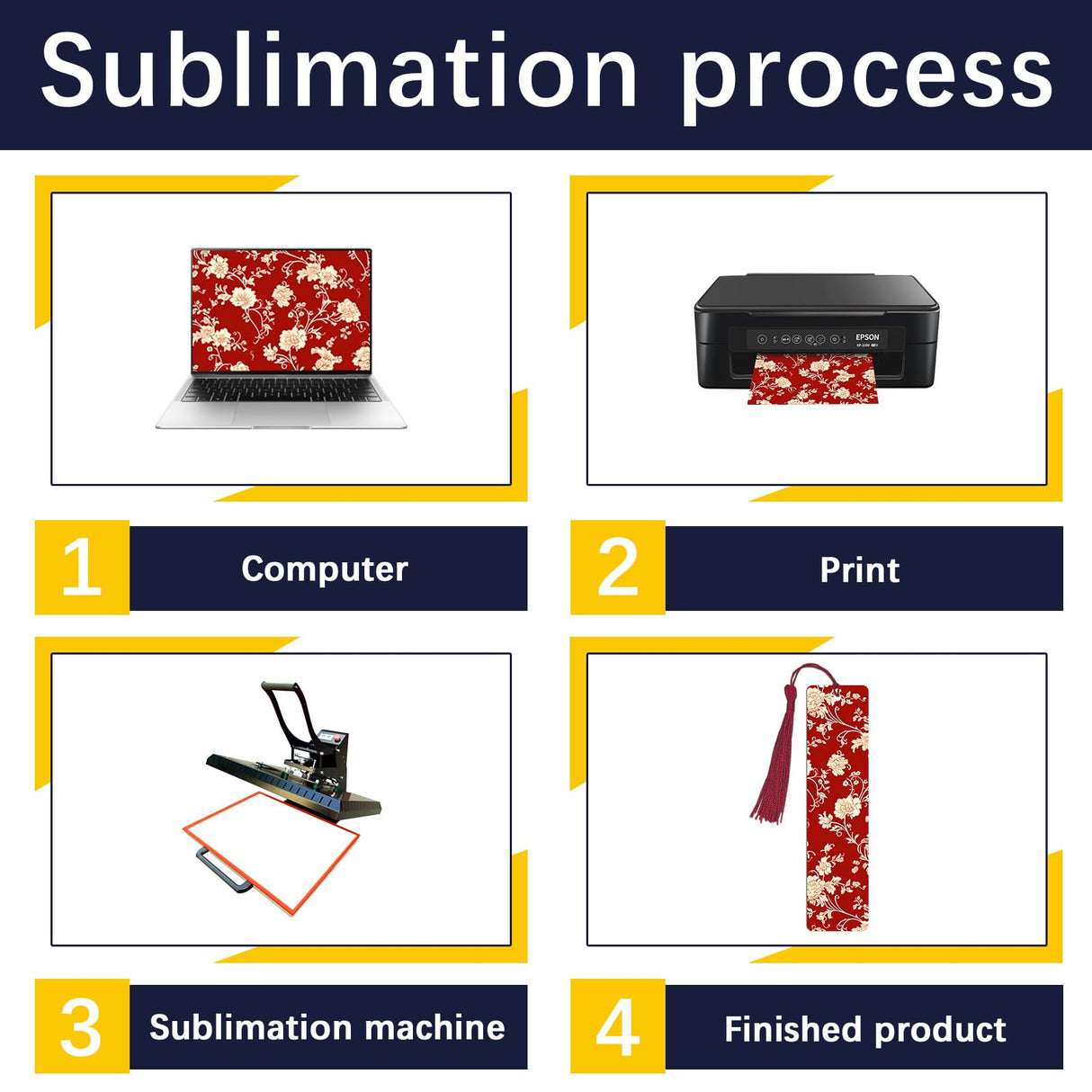 45 Pcs Sublimation Bookmarks，5.9"X1.5" X0.65mm Sublimation Bookmark Blank Aluminum Metal Bookmarks Bulk DIY Bookmarks with Hole and Colorful Tassels for Crafts Reading School Office Supplies LIZOIDZSM