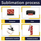 45 Pcs Sublimation Bookmarks，5.9"X1.5" X0.65mm Sublimation Bookmark Blank Aluminum Metal Bookmarks Bulk DIY Bookmarks with Hole and Colorful Tassels for Crafts Reading School Office Supplies LIZOIDZSM