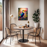 Chionox Bird Diamond Art Kits for Adults,Bird Diamond Painting Kits for Adults Beginners,5D Round Full Drill Diamond Art Craft for Home Wall Decor 12x16 inch Chionox