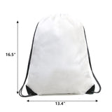 BeeGreen Drawstring Bags Backpacks Bulk, 20 Pieces White Gym Cinch Bags, String Backpack for Sports Sack, Personlized Sackpacks DIY Heat Vinyl BeeGreen