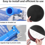 Drywall Pole Sander,30 to 86 Inch Circular Sander with Adjustable Extension Pole, Manual Hand Drywall Sander for Walls and Ceilings, Includes 5pcs Sanding Sheets (80, 100, 120, 180, 240 Grit) TOXYMHO