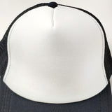 12 Pack Sublimation Hats for Men Blank Trucker Hats Bulk Snapback Mesh Women Baseball Caps DIY Custom 18 Colors (Black and White) OAKFARM