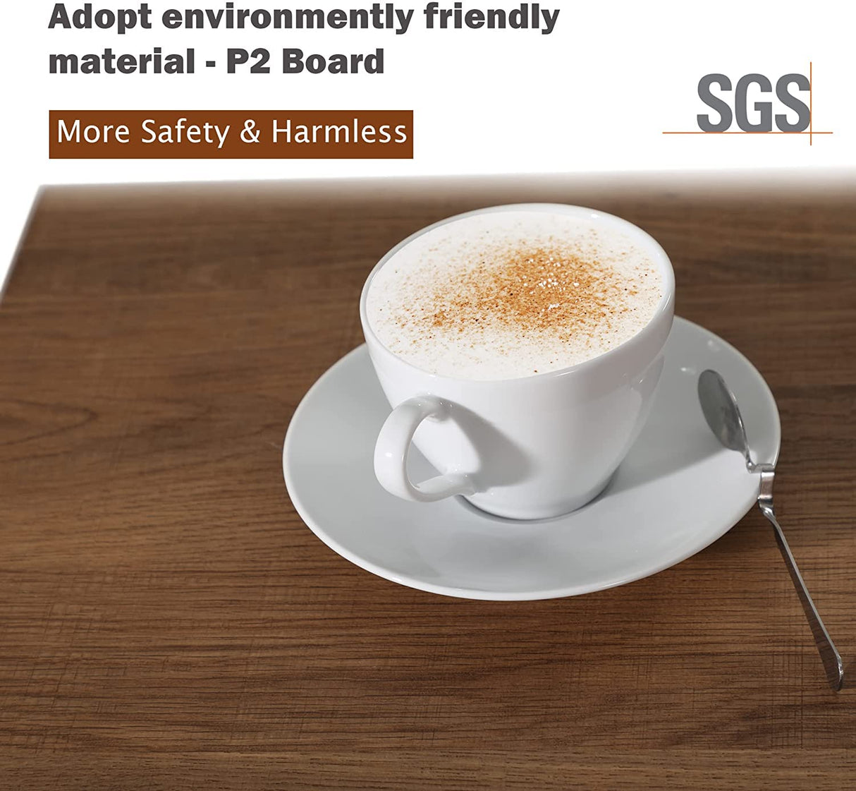 PHI VILLA End Table Living Room Set of 2 - Side Table for Small Spaces Farmhouse Bedside Table, Bedroom Nightstands Set White PHI VILLA