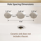 OLD CAPTAIN Bathroom Vanity with Ceramic Sink, Wooden Double Door Bathroom Storage Vanity with 24 Inch, Small Quick Assembly Bathroom Cabinet OLD CAPTAIN