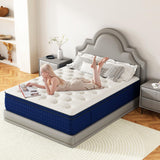 KolaDream Queen Mattress, 14 Inch Hybrid Gel Memory Foam & Pocket Springs,Medium Firm Mattresses in a Box, Relieves Back Pain, Motion Isolation, Fiberglass-Free, CertiPUR-US Certified, 365-Night Trial KolaDream