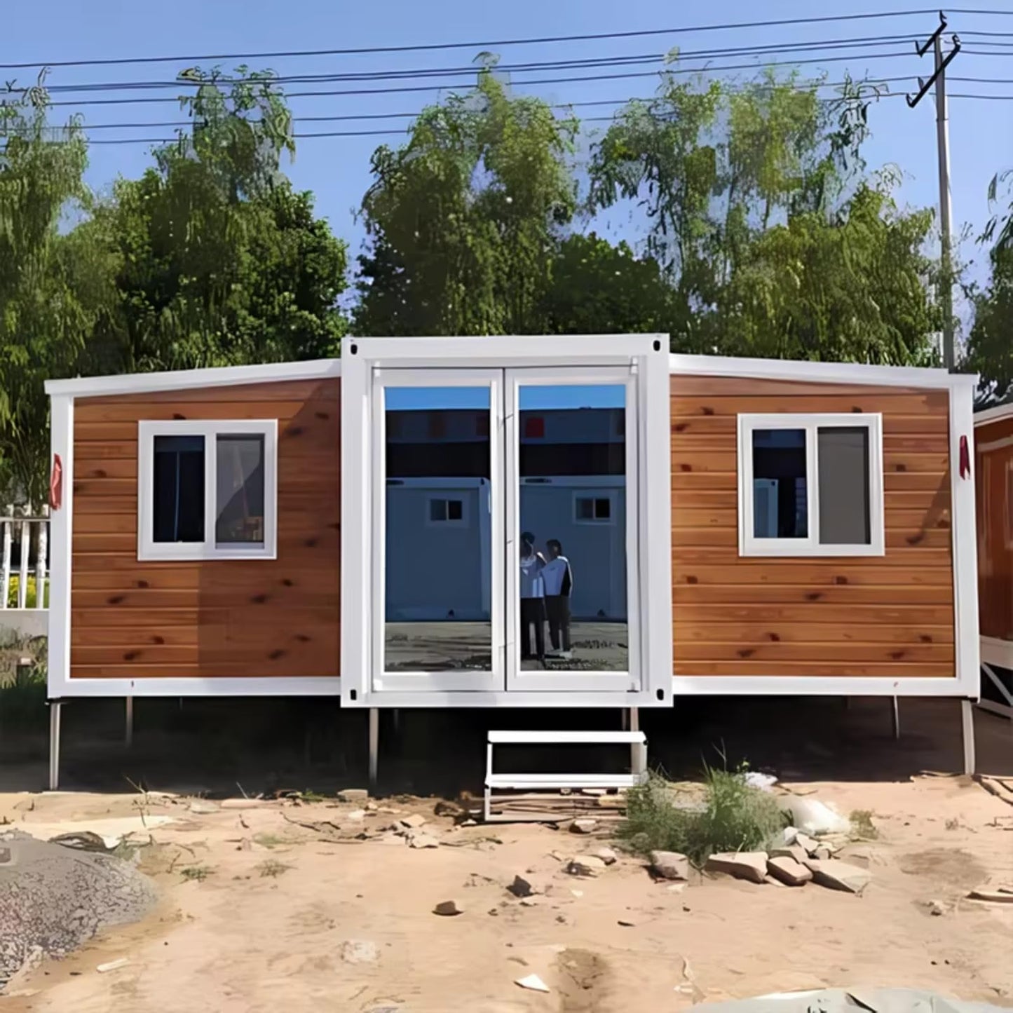 Mobile Container Homes Prefab Container House Apartment Expandable Hotel Office 40ft 30ft 20ft 15ft 10ft with Bedroom Bath Living & Kitchen - WoodArtSupply