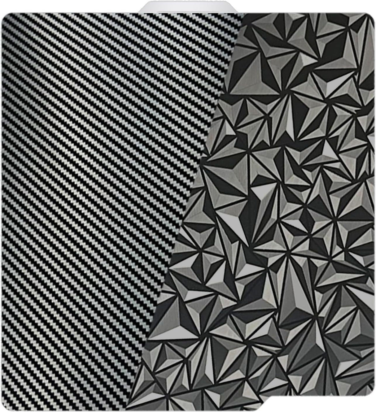 JUUPINE 3D Printer PEO PET Build Plate for Bambu Lab X1/X1C/X1E/P1P/P1S/A1 3D Printer,Diamond PEO+Carbon Fiber PET Surface 257x257mm Spring Steel Plate,Double Sided Flexible Sheet Removable Platform. Wefuit