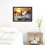 Zariocy Paint by Numbers Kits for Adults - Horse DIY Oil Paintings Canvas Acrylic Paint Set - Animal Paint by Numbers Kit for Beginners and Ideal for Home Decor 16x20 inch Zariocy