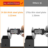 Mr IRONSTONE Firewood Rack Outdoor Indoor, Firewood Rack Brackets Kit Adjustable to Any Length, Heavy Duty Fire Wood Storage Racks with 34 Mr IRONSTONE