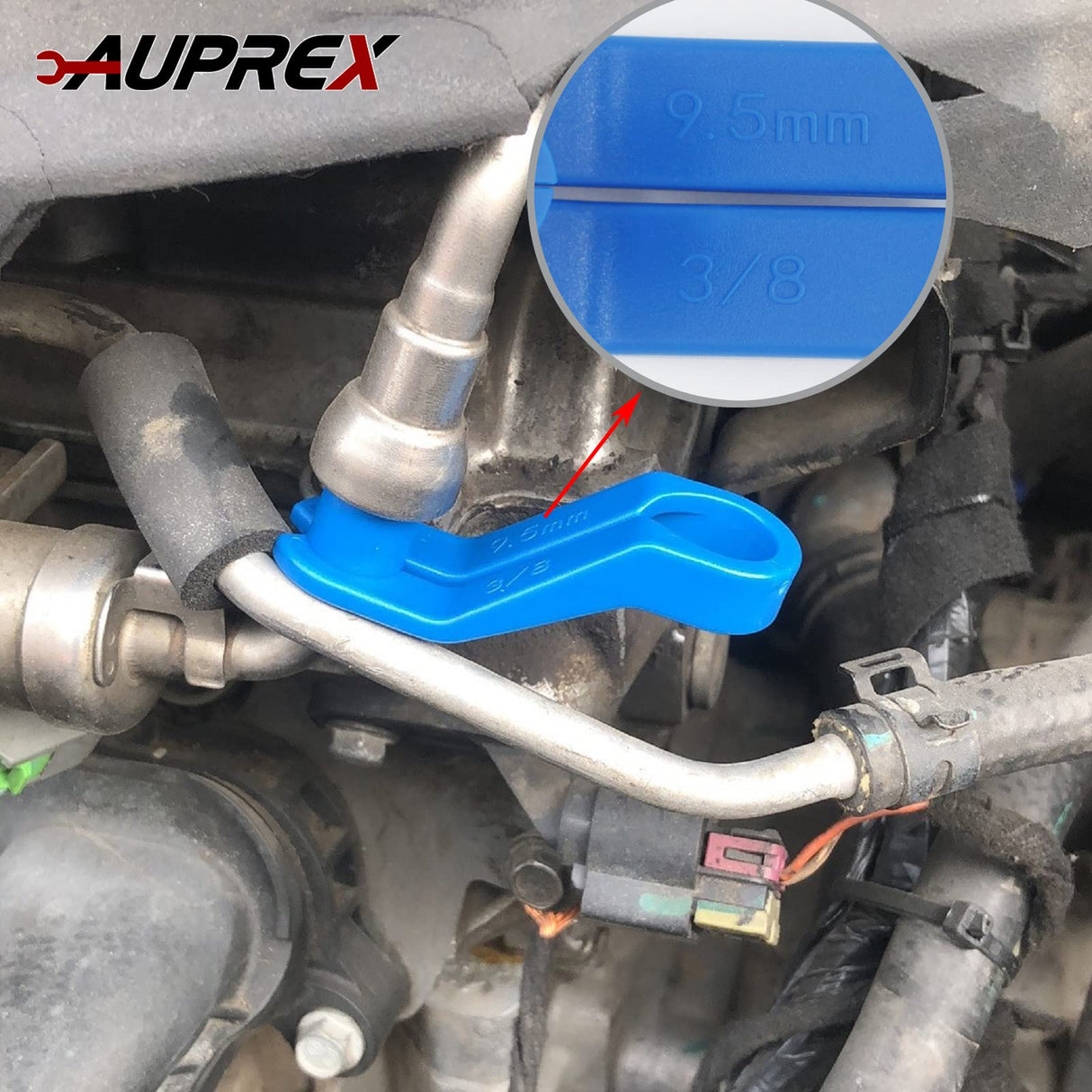 AUPREX 11 PCS AC/Fuel Line Disconnect Removal Tool Set for Ford and Others, Transmission Oil Cooler Line Quick Disconnect Kit from 3/16 to 7/8 Inch AUPREX