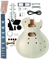 DIY Single Cut Electric Guitar Kits with Mahogany Body and Neck - Rosewood Fingerboard and All Components Included WoodArtSupply