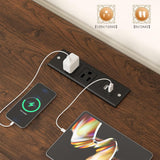 EnHomee 10 Cube Storage Organizer with LED Light and Charging Station Wood Cube Shelf White Bookshelf for Bedroom Living Room,Office,White EnHomee