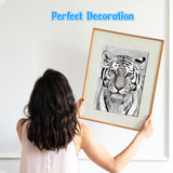 NAIMOER Tiger Diamond Art Kits for Adults,5D Diamond Art Tiger Kits DIY Full Drill Animals Diamond Art Kits for Home Wall Decoration Gifts (30X40cm) NAIMOER