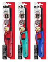 Mango Kingdom 3 Pack King BKOU172 Multi Utility Lighter Assorted Colors KING
