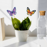 Vcekract 8 Pcs Butterfly Diamond Painting Kits, Diamond Art Kits for Garden Decor, Butterfly Stakes Diamond Art Kits for Adults, Crafts for Adults Vcekract