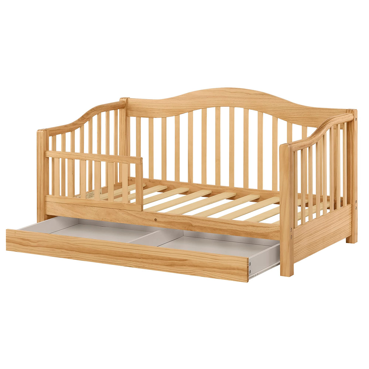 Dream On Me Toddler Day Bed in Natural, Greenguard Gold Certified, 54.5x29x28 Inch (Pack of 1) Dream On Me