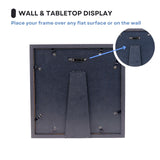 OtterPets Memorial Picture Frame, 4 Customizable Displays, 9x9, Paw Print Kit for Dogs, Dog Memorial Gifts for Loss of Dog, Loss of Pet Sympathy Gift, Pet Paw Print Impression Kit OtterPets