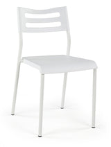 Lucky Theory Humble Crew Lightweight Desk Chair, Plastic, White White 19D x 16W x 30H in Humble Crew