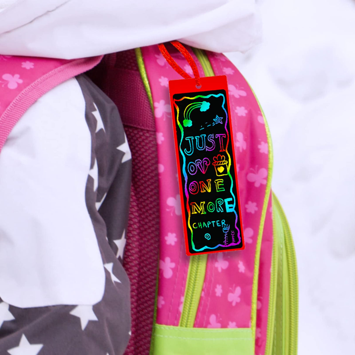 Winlyn 48 Sets 6 Styles Magic Color Scratch Bookmarks Craft Kits Rainbow Scratch Paper Art Sets for Kids Students Party Favors DIY Bookmarks Bulk with Scratching Tools Ribbons for Classroom Activities Winlyn