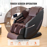 VEVOR Full Body Massage Chair, SL-Track Zero Gravity Massage Recliner, 3D Shiatsu, Body Scan, Heating, Bluetooth Speaker, Airbags for Living Room, Home VEVOR
