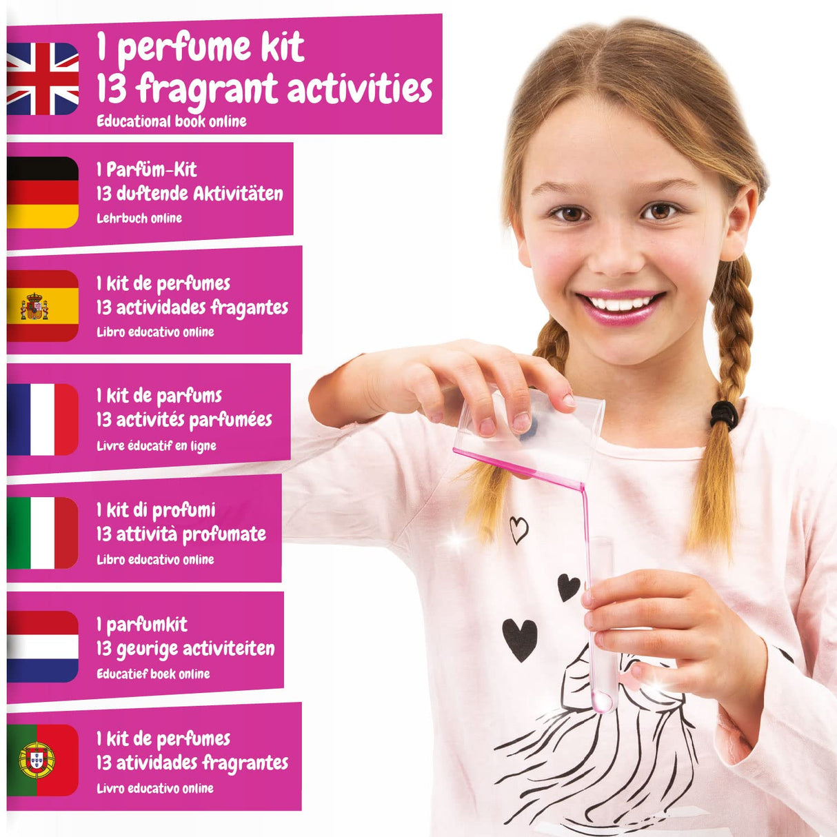 Science4you Super Perfume Making Kit for Kids 8+ Years Old - Make Your Own Perfumes for Girls + 13 DIY Crafts for Kids, Toys, Games and Gifts for Girls Age 8 9 10 11 12+ Science4you