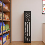 Xyvaly Deep Rifle Gun Safe for 2-4 Guns, Fits Rifles Safe with Scopes, Gun Safe for Rifles and Pistols, Gun Cabinet with 3 Pistol Pouches,Tall Steel Guns Safes with Quick Open Display Keypad Xyvaly