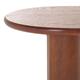 SAFAVIEH Home Collection Osai Walnut Brown Oval Top Coffee Table (Fully Assembled)