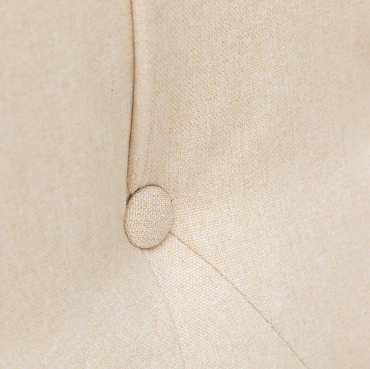 Mid Century Wingback Recliner Chair for Adults, Modern Linen Fabric Push Back Recliner Chairs with Button Tufted Upholstered Back & Footrest, Manual Recliner Chais for Living Room, Nursery, Beige BALIAA